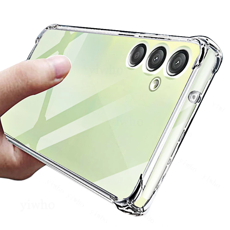 SOCKOPPORE CLEAR Soft Case pre Samsung Galaxy A24 A34 A54 A14 4G 5G A04 A04E A04S M54 S23 S22 Ultra S21 FE Silikónový zadný kryt