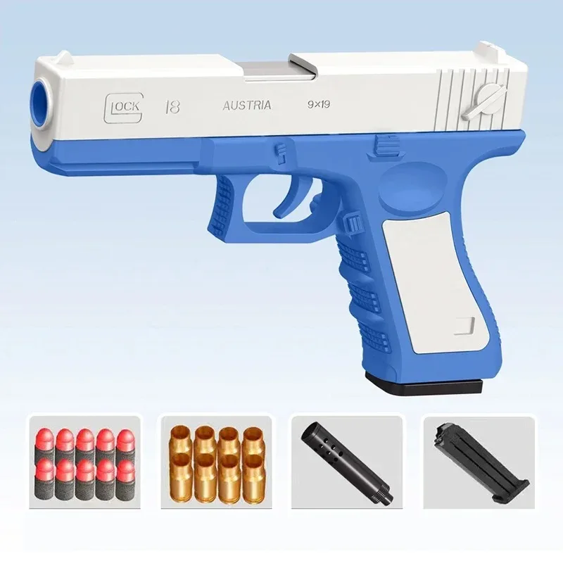 Soft Bullet Toy Gun Shell Ejekcia Ejekčná pena Šípky Pištoľ Pištoľ Eagle Airsoft Gun Gun Toy Hray pre chlapcov outdoor Games Girls Darček