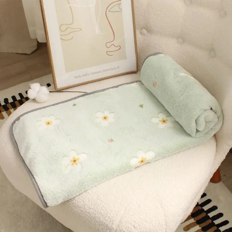 Soft Dogs posteľ prikrývku domáce zviera Pohodlné prikrývky teplé priedušné mačacie posteľ kryt roztomilý vzor zamatu šteňa spánok spánok zima