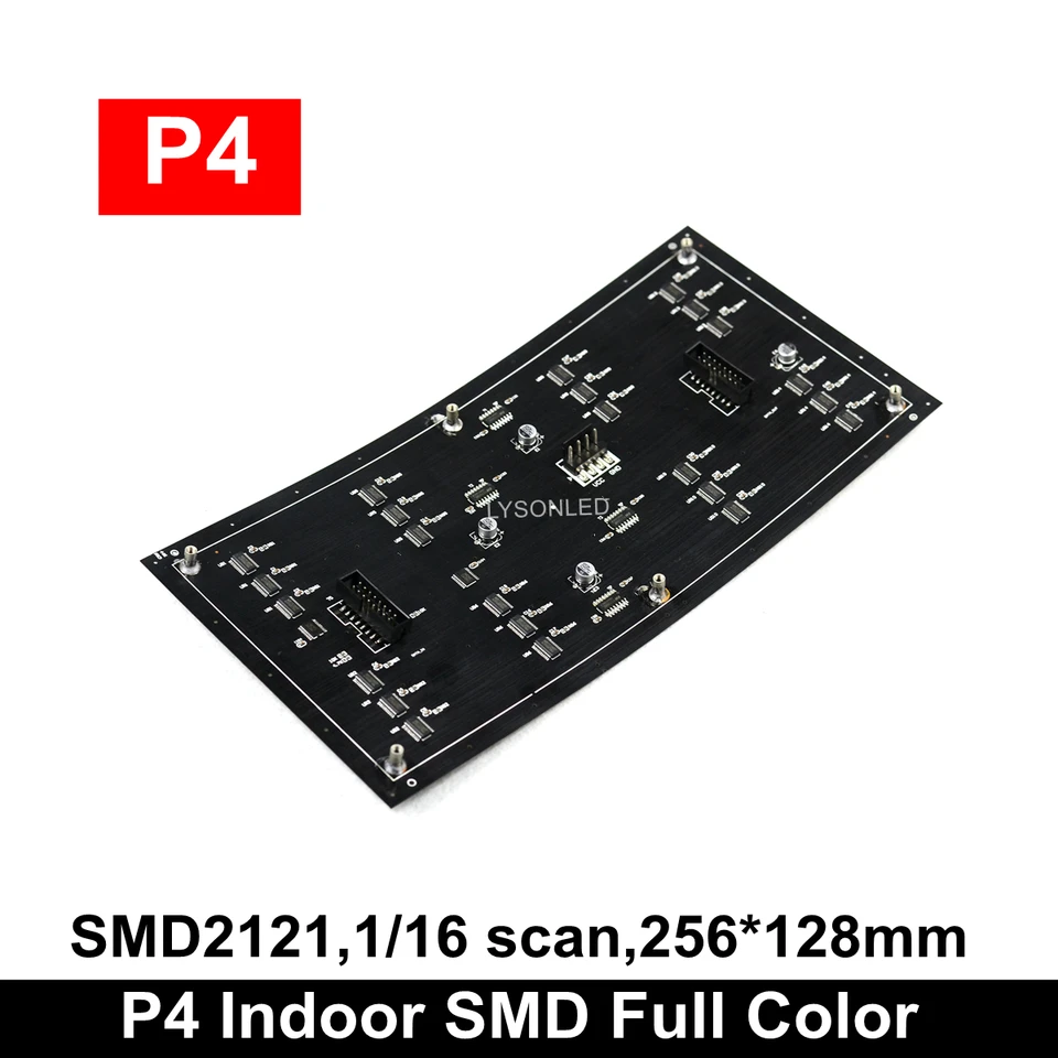 Soft doska P4 Modul panela LED obrazovky LED 64*32 MATRIX VIDEA STENA UNITA