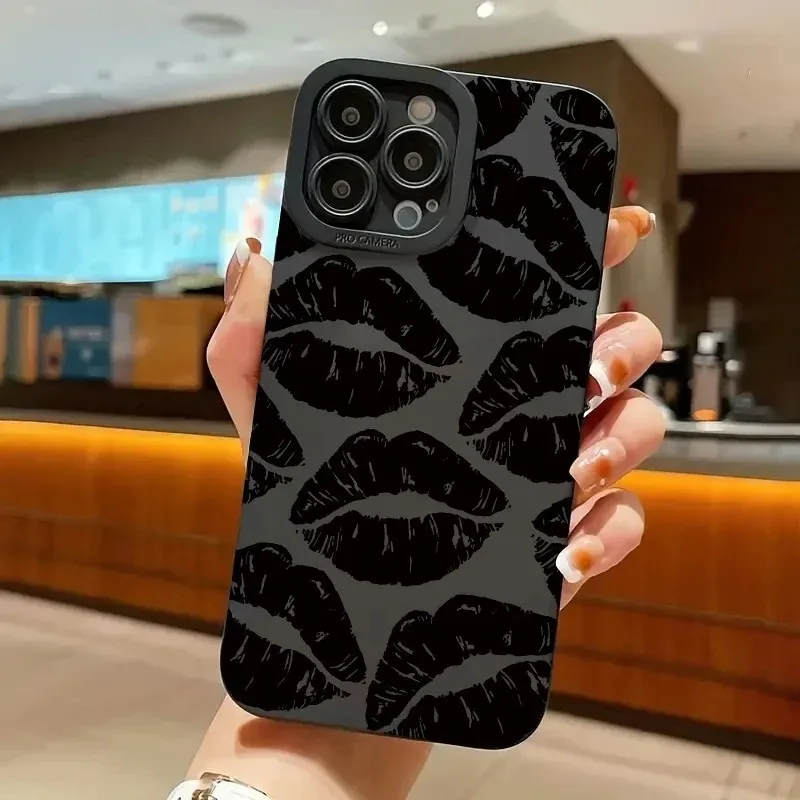 Soft TPU telefónne puzdro s lipou pre iPhone 15 Pro Max 14 11 12 13 Mini xs xr x 7 8 plus SE
