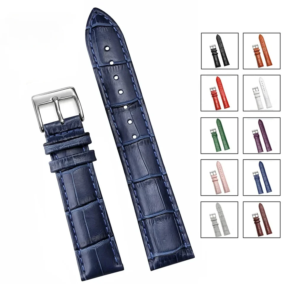 Soft Watch Watch Bands for Samsung Galaxy Watch Comfort Leath Watch remienok 16.11.16/18/20/22/24 mm hodinky PIN Buckle Band