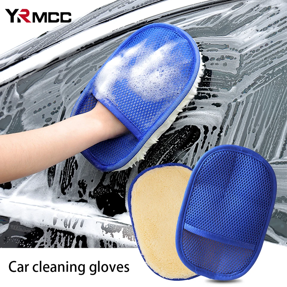Soft Woin Cashmere Car Washing Rukavice modré mikrovlákno automatické prachové rukavice automatické starostlivosť o výrobky pre motocykle