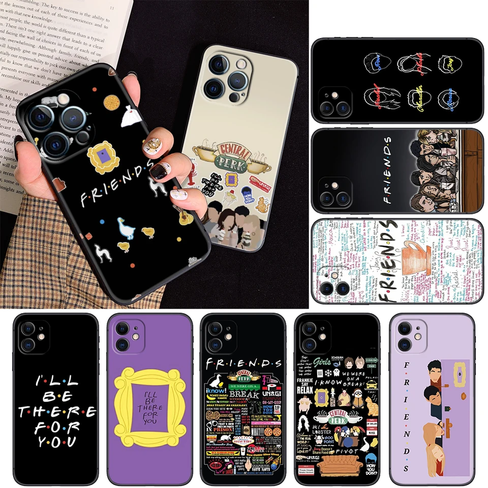 Softvérové ​​puzdro F-Friends TV pre huawei y5p y6p y7a y8p y9a y6 y7 y8s y9s y9 Prime Nova 9 9i 4e 5t 7 Mate 10 Lite 20 Pro P30