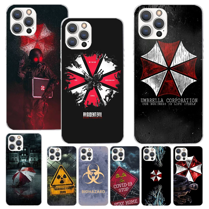 Softvérové ​​puzdro v tvare dáždnika pre iPhone 16 15 14 13 12 11 11 Pro Max Art Phone shell xs xr x se 7 plus 8 kryt vzoru pre iphon