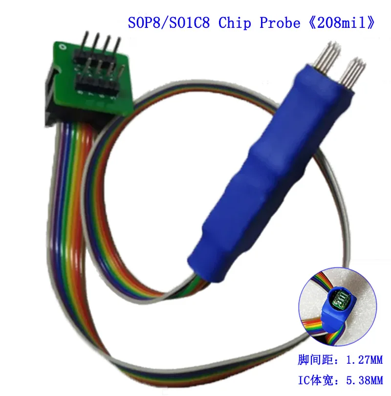 SOIC8 SOP8 TEST CLIP LINE pre EEPROM 93CXX/25CXX/24CXX Programovanie obvodu na programátore USB TL866 RT809F RT809H CH341A