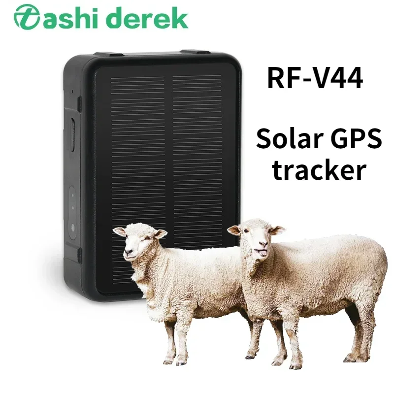 Solar Tracker RF-V44 Nový Micro Mini GPS Tracker 3G 4G Wireless nabíjanie Solárne sledovanie GPS Tracking IP67 Vodotesný SOS Alarm SOS