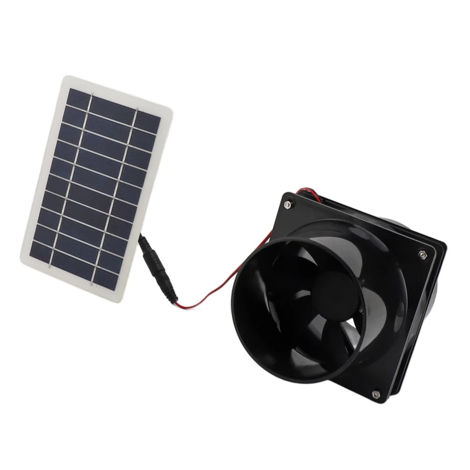 Solar Vent ventilátor Energia Usporiadanie 10 W solárny panel s vysokou účinnosťou okrúhleho rúrky pre skleník