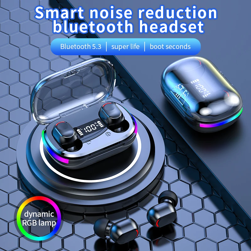 Soleanre bezdrôtové slúchadlá Bluetooth slúchadlá hier s nízky