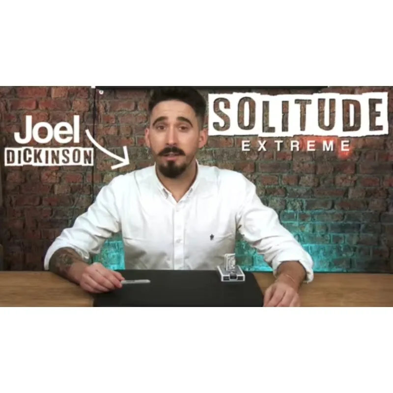 Solitude Extreme od Joel D Magic Tricks Gimmick Card predikcia Magia Mentalizmus rekvizity ilúzie ilúzie kúzelníkov