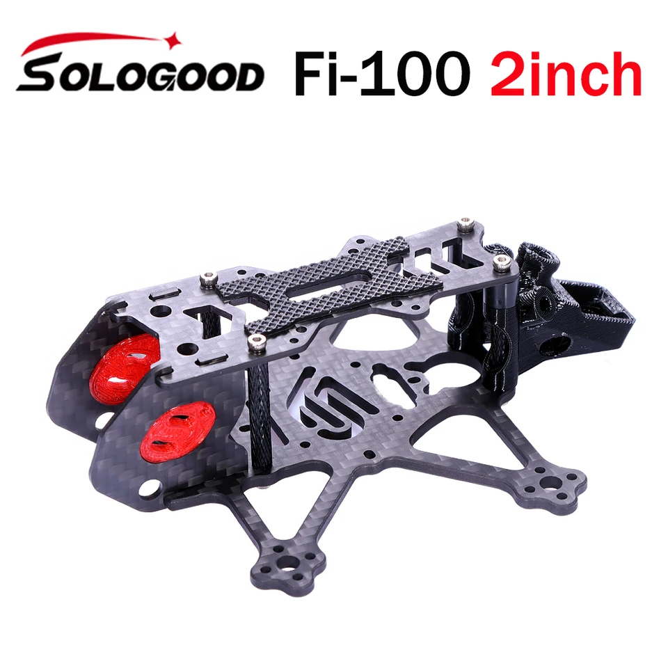 SologOOD FI-100 2inch vrtuľový špáradník rámová súprava RC RACING DRONE QUADCOPTER Freestyle podporuje 1103 1104 1206