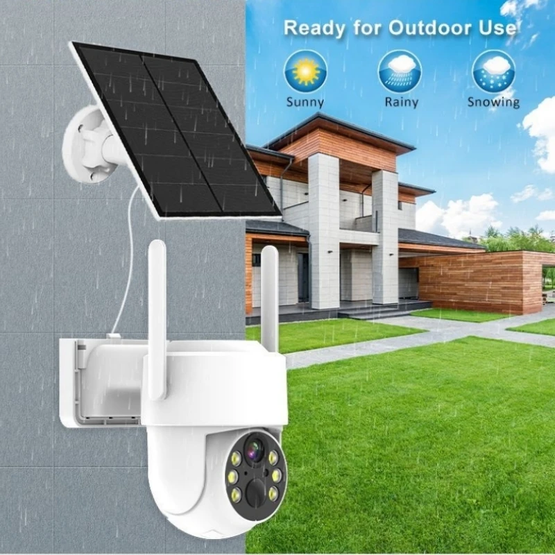 Solárna kamera 4G SIM WiFi Dozorná kamera so solárnym panelom 1080p HD Voice Intercom CCTV Outdoor Security Motion Detection Q25