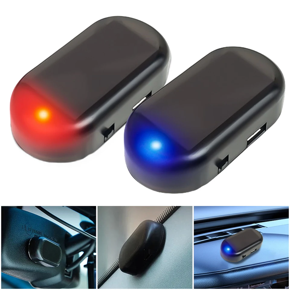 Solárne auto Falošné bezpečnostné svetlo Super svetlé blikajúce imit pre Renault Clio 2 Alfa Romeo 159 Audi Q7 Ford Mondeo Mk4 Me