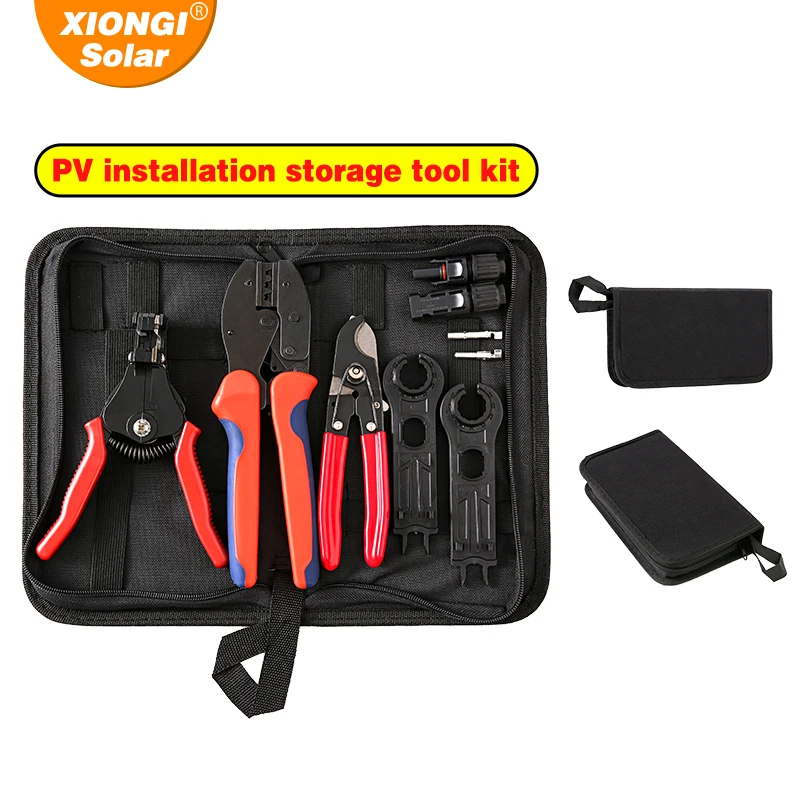 Solárne konektory Plier Crimping Tool pre 2,5/4/6mm2 Cutting Klieštia Crimping Pliers Wire Stripper PV Konektor Spanner Tool Súprava