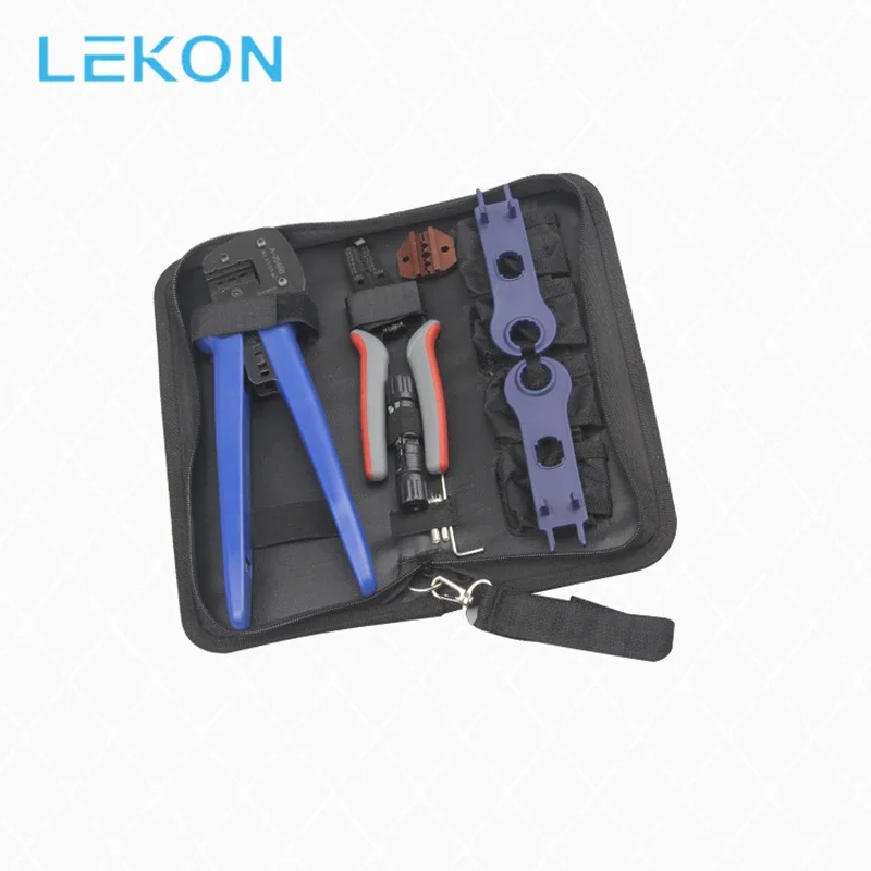 Solárne súpravy Nástroj Crimping Set Set s MC3 a Tyco Crimping Die Set Set Stripper Spanner Set