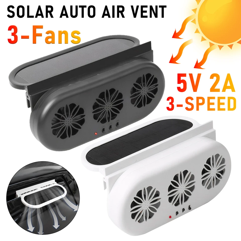 Solárny chladiaci systém automatického vzduchu 3 ventilátor