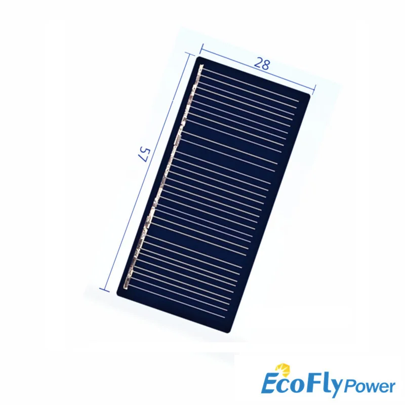 Solárny panel Mini Poly 5.5V 40MA pre DIY Hray/ Solar Light Light Sensor Lights/ Solar Fashlight