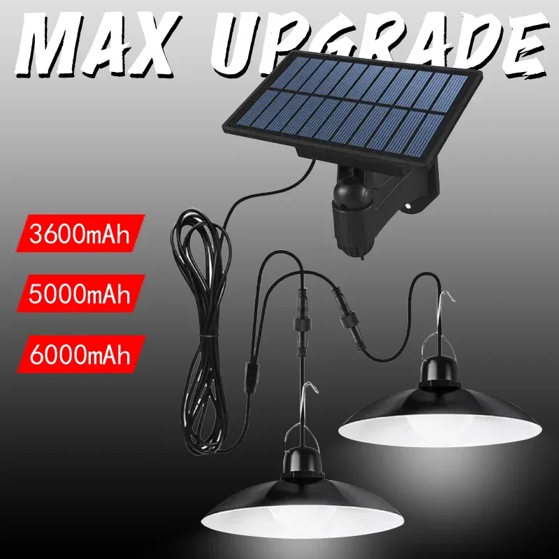 Solárny prívesok Light Solar 2600/5000/6000 mAh LAMP LED biela/teplá s diaľkovým ovládaním kemping vonkajšia záhrada