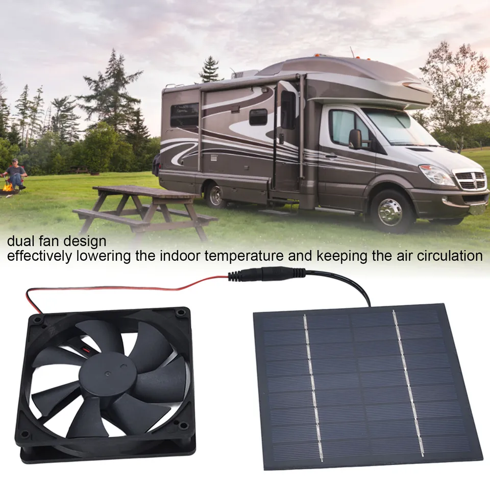 Solárny výfukový ventilátor Solárny výfukový ventilátor 10W Vodotesný singel Solar Panel Súprava pre kuracie koláče pre kura