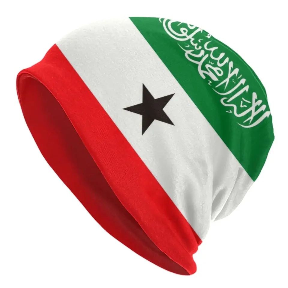 Somaliland vlajka lebky čiapky čiapky pre mužov Ženy unisex trend zimný teplý pletací klobúk dospelé klobúky kapoty