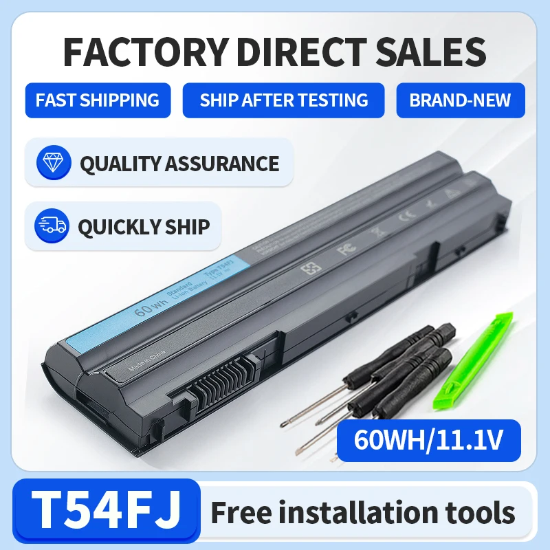SOMI 60WH T54FJ E6420 E6430 Batéria pre Dell Latitude E5430 E5520 E5530 E6520 Inspiron 14R 4420 5420 15R 5520 7520 17R 7720 T54F