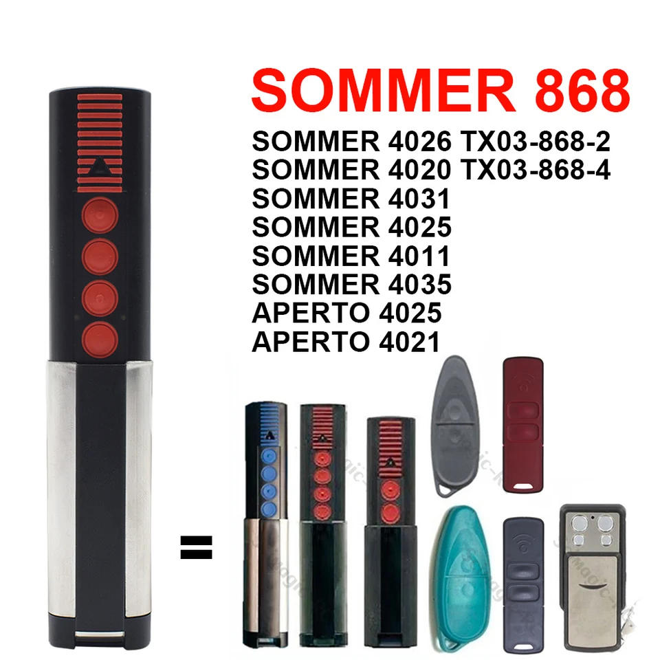 Sommer 868MHz 4020 TX03-868-4 4026 TX03-868-2