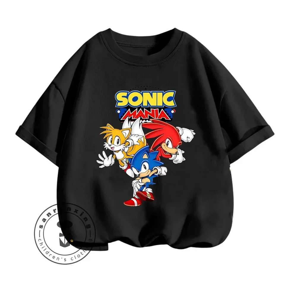 Sonic the Hedgehog Boys Dievčatá letné odpaliská vynikajúca voľba pre neformálne nosenie ľahkého pohodlia pre každý deň ľahké pohodlné pohodlie