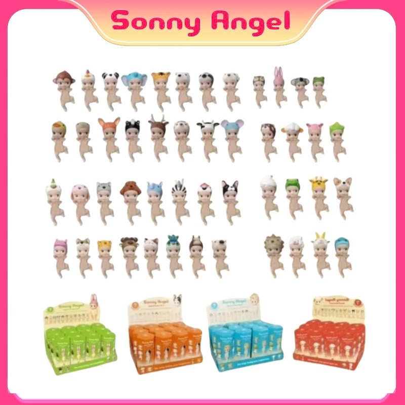 Sonny Angel Blind Box 20. výročie zberu série Zvraždenie Foot Lift Figures Ozdoby Dolls Fanúšikovia Darček Darček vianočné hračky