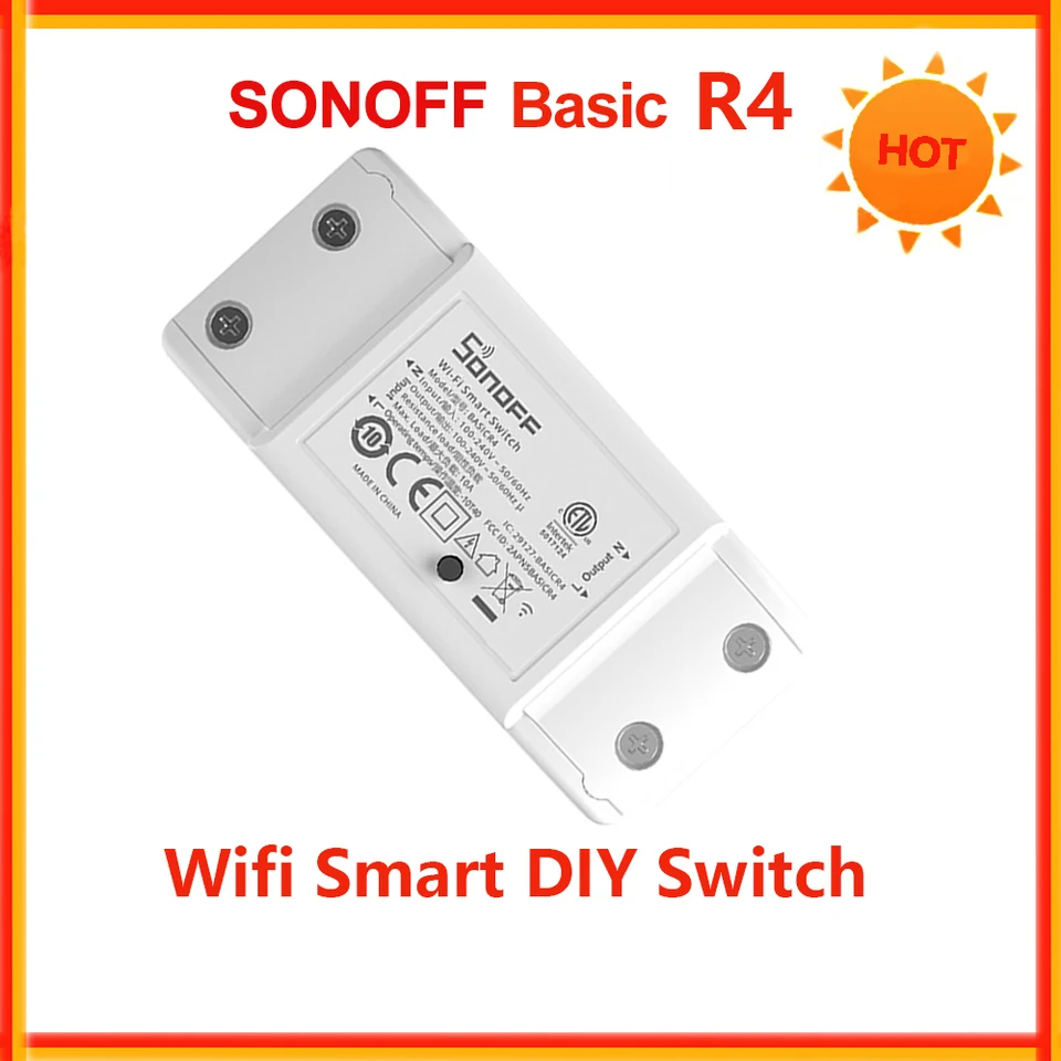 Sonoff Basic R4 WiFi Smart Switch Smart Home Automation Modul DIY Switch Switch Smart Interruptor prostredníctvom Ewelink Work s Alexou