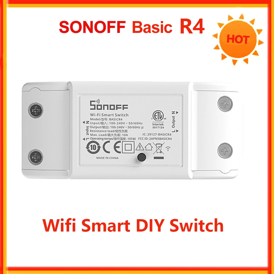 Sonoff Basic R4 WiFi Smart Switch Wireless prerušovač inteligentný časovač DIY prepínač Magic Switch Režim cez Ewelink Alexa Google Home