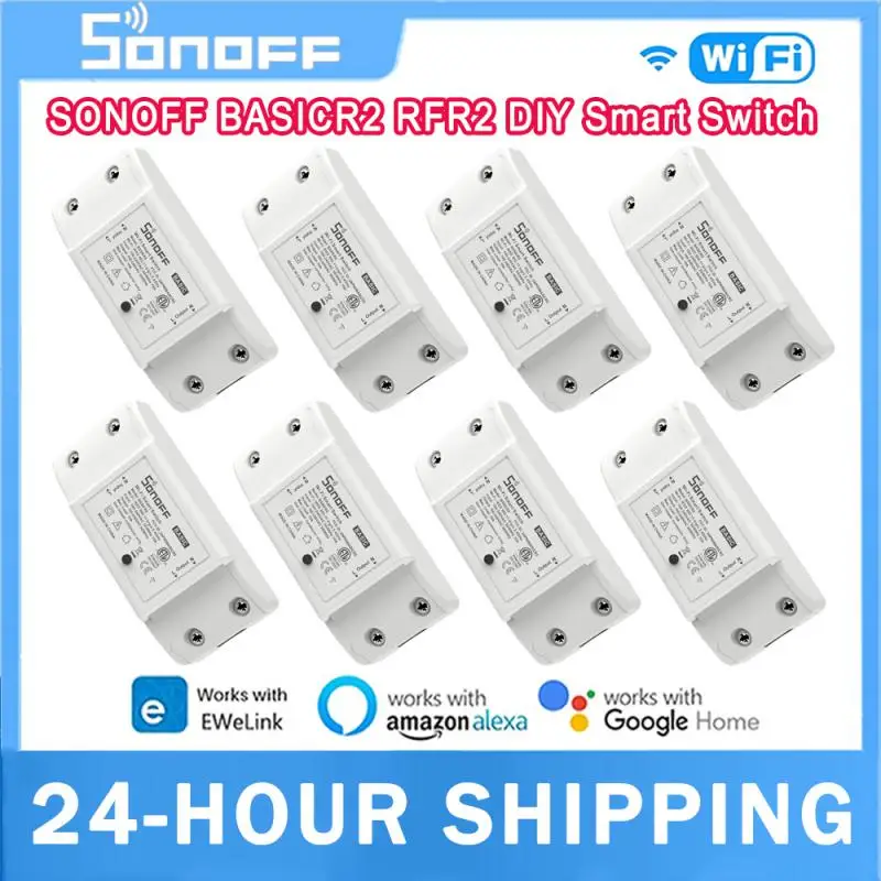 SONOFF BASICR2 RFR2 WIFI DIY SMART SWITCH Wireless DISTOLE CONTROL SMART HOME LIGHLE MODUL Hlas