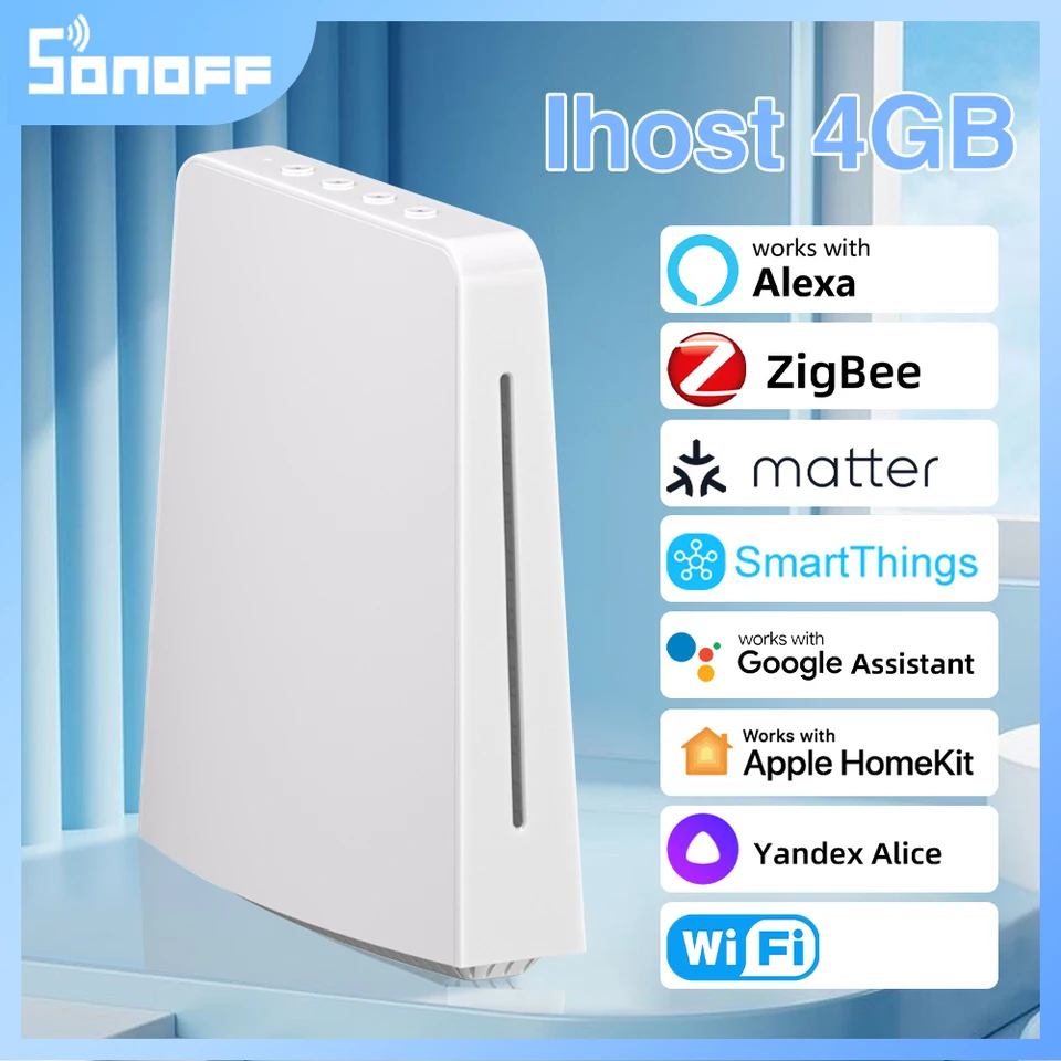 Sonoff Ihost Smart Home Gateway Private miestne ovládanie WiFi Zigbee Matter Hub Support Open API Alexa Apple Home Google Smartthing