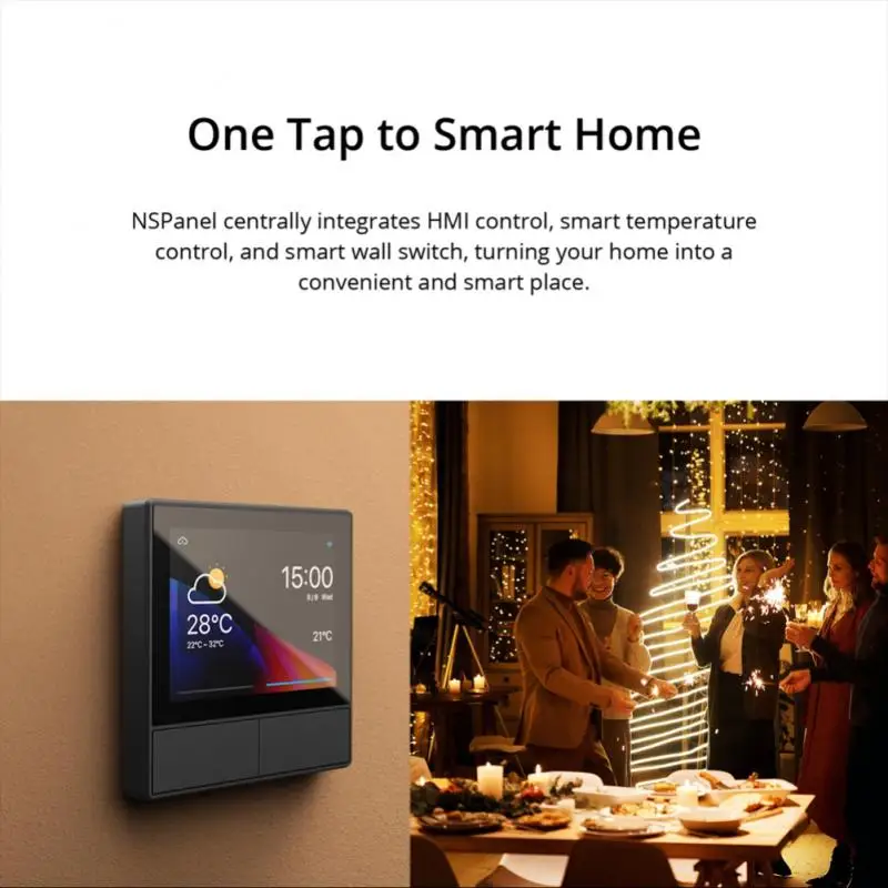 Sonoff inteligentná scéna Spínač EÚ/US WIFI NS Panel White Smart Thermostat Display Prepínač cez Ewelink Alexa Google Home