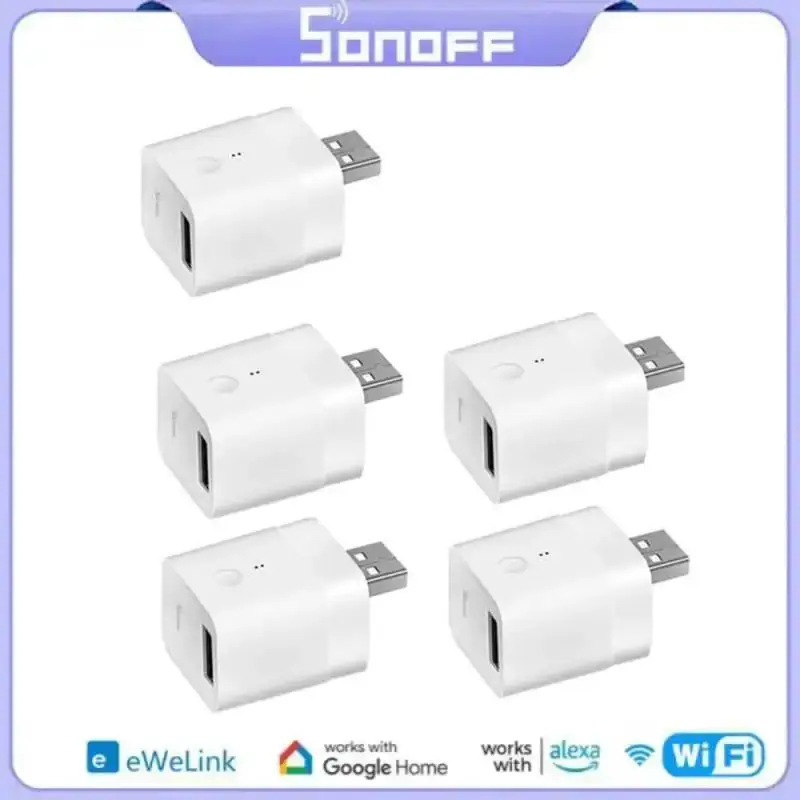Sonoff Micro 5V USB Adapter WiFi Socket Smart Timing Poplatok