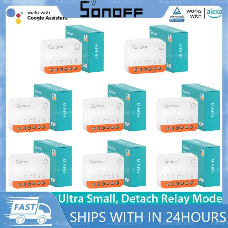 Sonoff Mini R4 WiFi Smart Switch Modul Chip Minir4 Detach Relay Režim Práca s Alexa Home Assistant Alice SmartThings