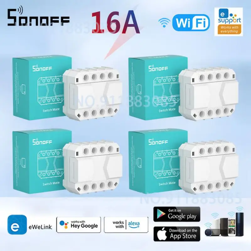 Sonoff S-Mate diaľkový ovládač 16a WiFi Smart Switch DIY inteligentný domáci modul