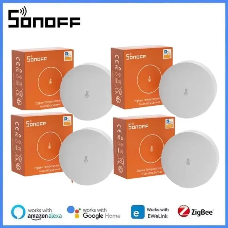 Sonoff SNZB 02p Ewelink Smart Home Gadgets Zigbee Teplotný senzor Vlhkosť vzduchu Air Termometer Alexa Google Assistant
