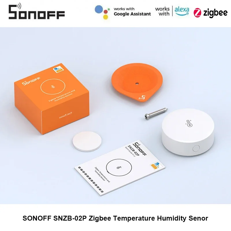 SONOFF SNZB-02P ZIGBEE SENZOR SENSOR SNÚTROM DOMU SNÚTROM SONOFF IHOST, NSPANEL PRO, ZB Bridge Pro, ZBDONGLE-E