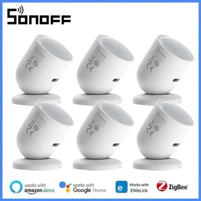 SONOFF SNZB-06P ZIGBEE HUMAN PRÍSLUŠENSTVO SENZOR Mikrovlnné radarové detekcie Smart Body PIR Detector Podpora Alexa Google Home Ewelink