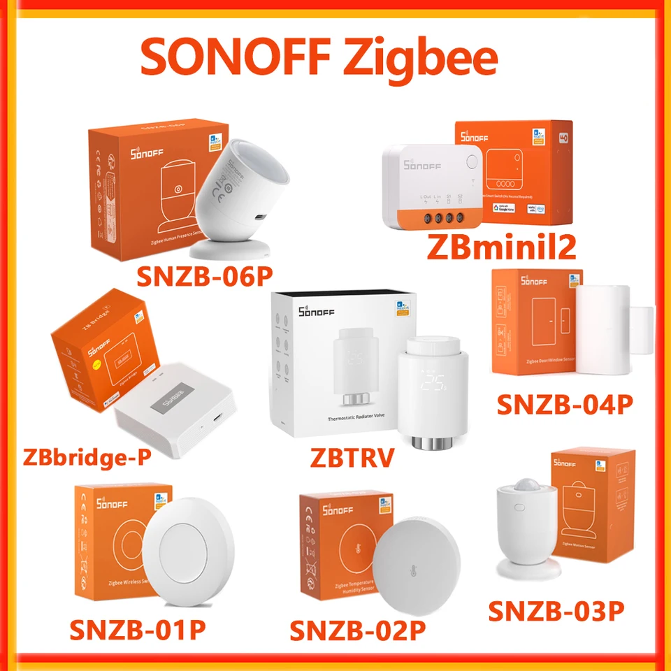 Sonoff Zigbee senzor SNZB-01P SNZB-02P SNZB-03P SNZB-04P SNZB-06P TVRZB ZBMINI L2 ZIGBEE 3.0 Bridge Pro Smart Home Modul Senzor