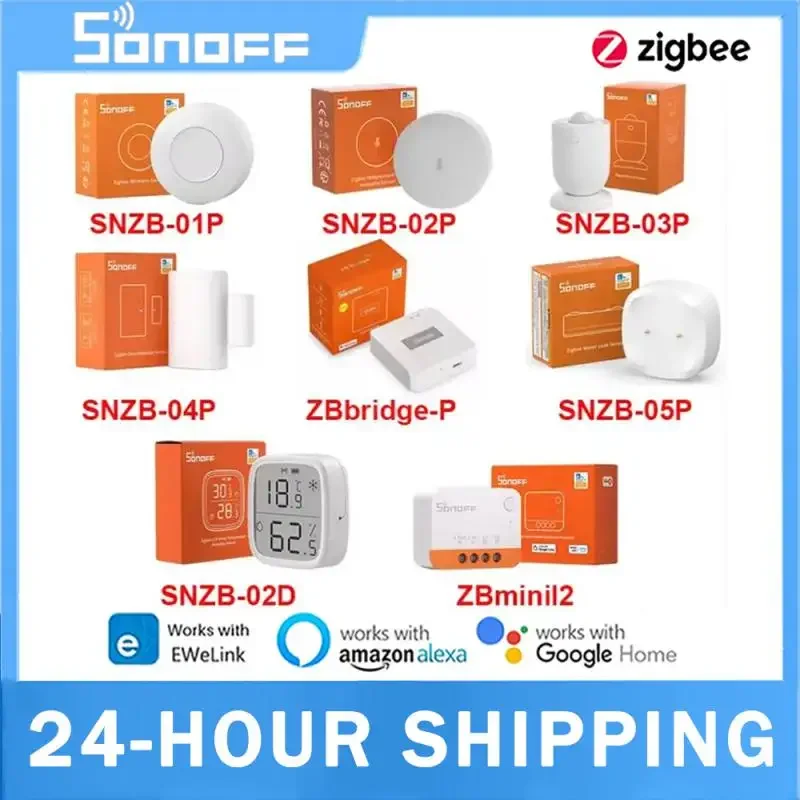 Sonoff Zigbee SNZB-05P SNZB-01P SNZB-02P SNZB-02D SNZB-03P SNZB-04P ZIGBEE 3.0 Senzor ZB Bridge Pro Zbmini L2 Smart Home Modul