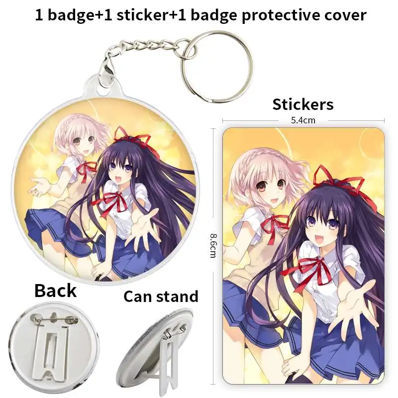 Sonogami Rinne Anime postava Game Soft Button Odznak Broš