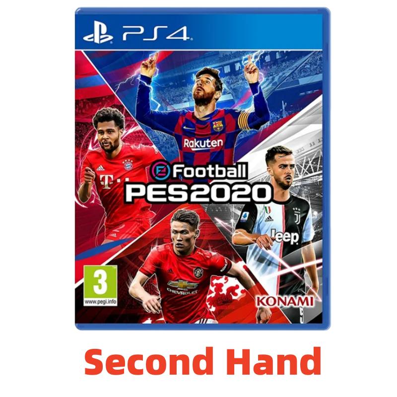 Sony PlayStation4 PS4 Game CD z druhej ruky Efootball Pro Evolution futbal 2020 Pôvodná hra pre hernú kartu PlayStation4 Efootball2020