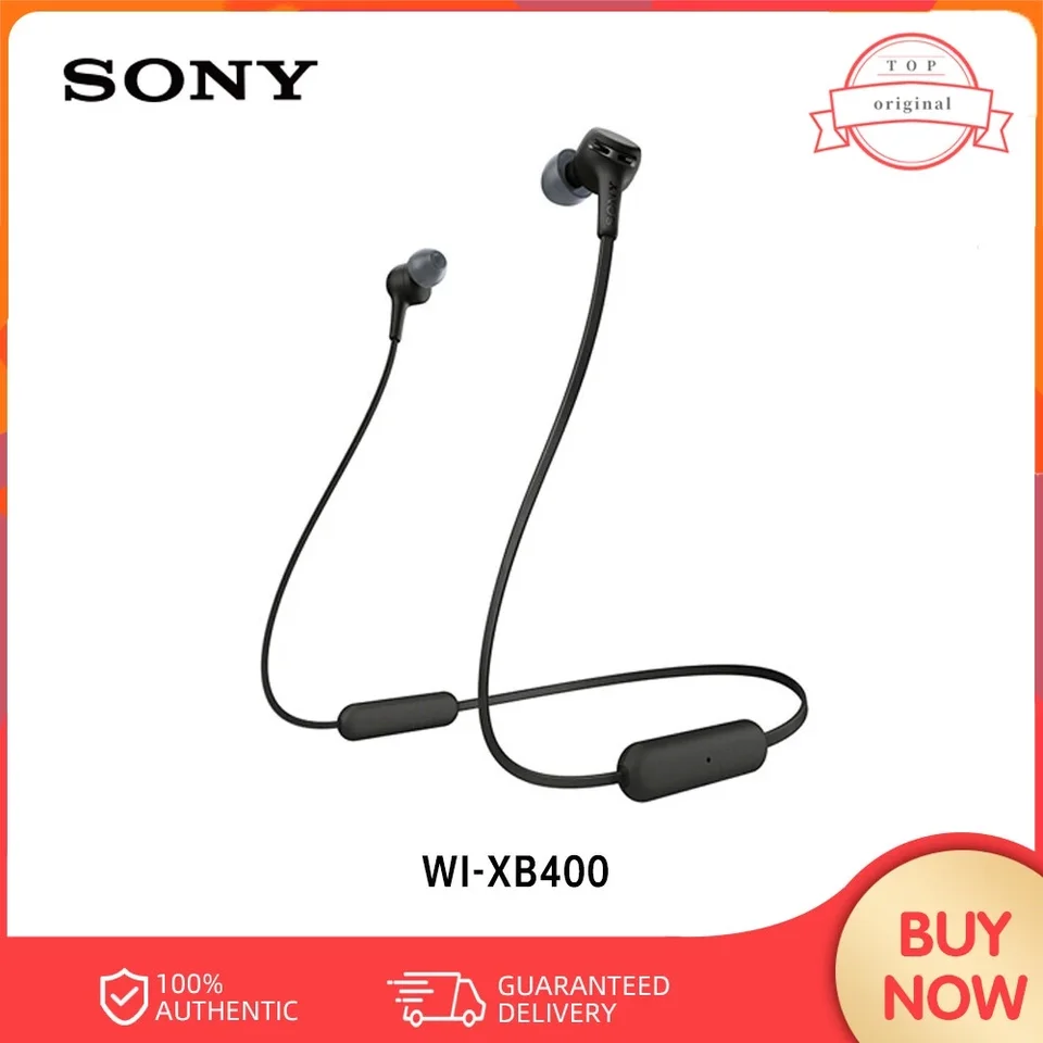 Sony Wi-XB400 Wireless Stereo Serfones Bluetooth 5.0 Športové slúchadlá HIFI Game Headset Handsfree s mikrofónom