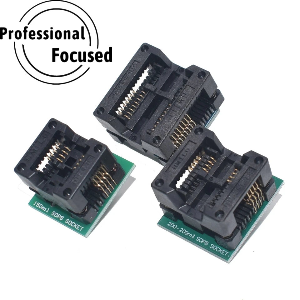 SOP16 do DIP8 širokého tela široký 150mil 200 míl 208mil 300mil Programátor SOP8 Adapter Socket pre EZP2010 EZP2013 CH341A IC Test