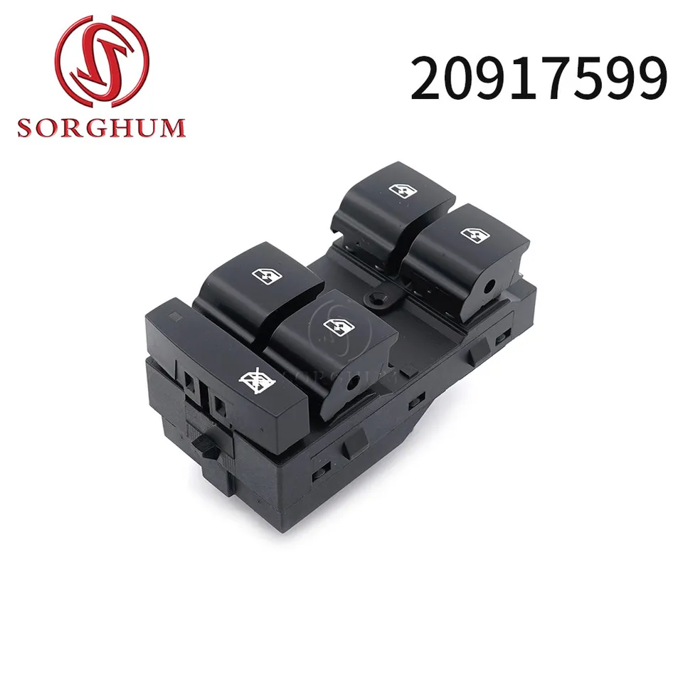 Sorghum 20917599 pre Chevrolet Cruze Malibu napájací predný ovládač spínač okna Spínač Automatické diely 20917577 Príslušenstvo automobilu