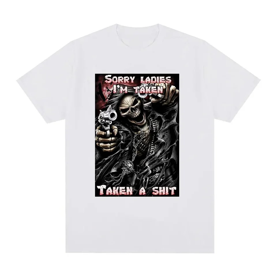 SorryLadiesi bol odvedený s psom hovno Tshirtfunny lebka fanúšikov
