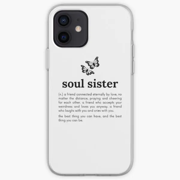 Soul Sister Definícia iPhone Tvrdý puzdro na puzdro Pase prispôsobiteľné pre iPhone 6 6S 7 8 Plus x xs xr max 11 12 13 14 Pro Max Mini