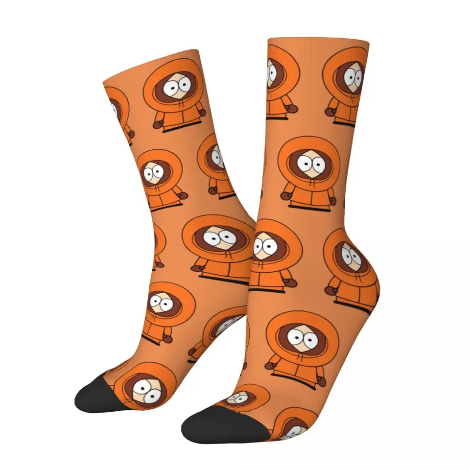 South Kenny Socks Park Módne pančuchy Zimné anti bakteriálne pánske ponožky priedušné grafické vonkajšie ponožky