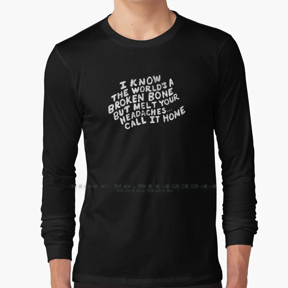 Southern Uppour 100% bavlnená s dlhým rukávom tričko Northern lejak Patd Pretty Odd Brendon Urie Ryan Ross Panic Discoography Typografia